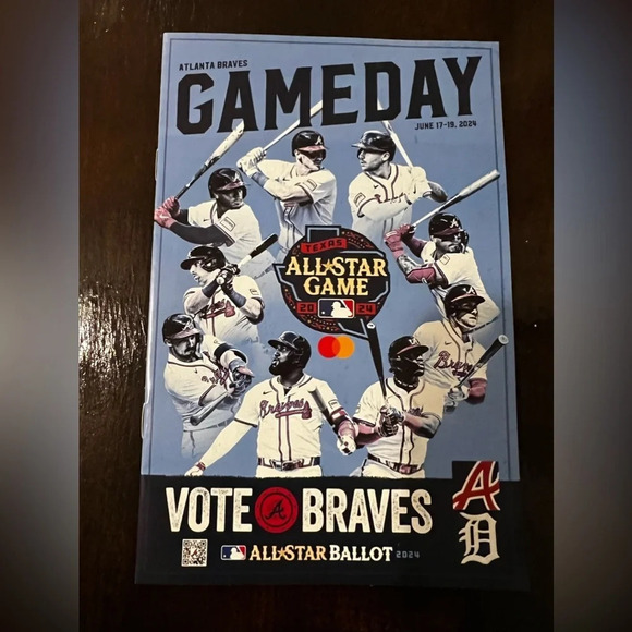 Atlanta Braves Gameday Program vs. Detroit Tigers - Picture 1 of 1